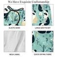 thumbnail image 4 of luoweisi Men's Beach Shorts Quick Dry Swim Trunks with Mesh Lining Panda L, 4 of 5