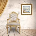 thumbnail image 3 of Erwin, Eric 26x26 Gold Ornate Wood Framed with Double Matting Museum Art Print Titled - Boat on the shore, 3 of 4