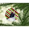 thumbnail image 2 of Rat Terrier Candy Cane Holiday Christmas Ceramic Ornament SS4549, 2 of 2