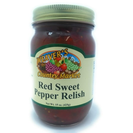 Roasted Red Pepper Relish - Weaver's Country Market Sweet Red Pepper Relish