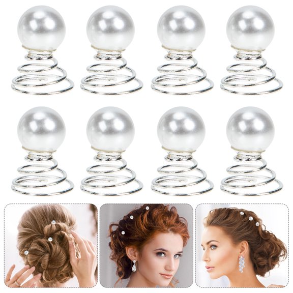 ETEREAUTY 20-Pack Swirl Hair Clips in Assorted Colors, Elegant Hairpins Perfect for Bridal, Braids, and Everyday Styling
