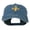 Navy, variant on Fleur de lis Embroidered Cap - Red OSFM