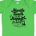 thumbnail image 4 of Inktastic Myrtle Beach is My Happy Place with Palm Trees Boys or Girls Baby Bodysuit, 4 of 5