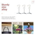 thumbnail image 3 of ROSENICE Ceiling Hooks for Hanging Lights and Plants 3Pcs White Zinc Alloy for Indoor Use, 3 of 8