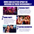 thumbnail image 5 of 2-Pack Highlighting Glitter Spray, Clavicle Hair Party Highlighter Spray Powder, 5 of 5