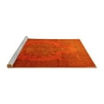 thumbnail image 2 of Ahgly Company Machine Washable Indoor Square Persian Yellow Traditional Area Rugs, 3' Square, 2 of 4