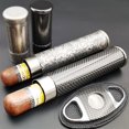 thumbnail image 5 of Tubo humectante para cigarros de acero inoxidable de paquete individual (rojo), 5 of 5