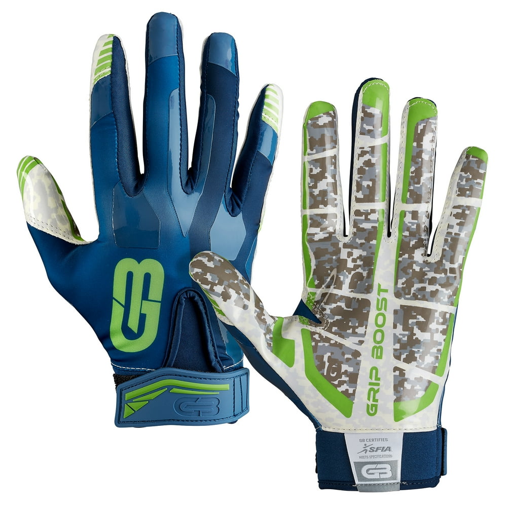 Grip Boost Stealth Football Gloves Pro Elite - Walmart.com - Walmart.com