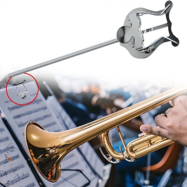 Lira de saxofón de repuesto, abrazadera de bombardino Clips para saxofón Tuba Lira Abrazadera para partituras para acces