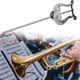 thumbnail image 1 of Lira de saxofón de repuesto, abrazadera de bombardino Clips para saxofón Tuba Lira Abrazadera para partituras para acces, 1 of 8