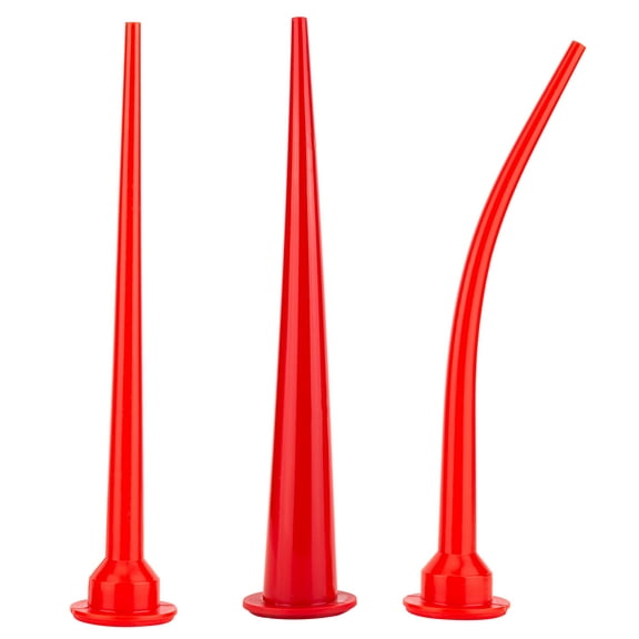 ANZHUO 3 Piece Sausage Caulk Gun Nozzle Set