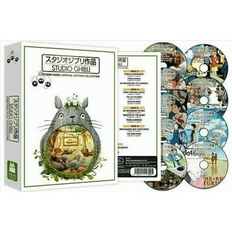 Studio Ghibli Hayao Miyazaki Collection 25 Movie (DVD, 9-Disc Box