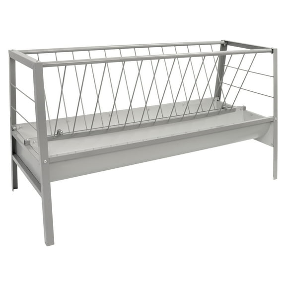 77 Gallon Pasture Hay Grain Feeder For Goats Outdoor Livestock Feeder 2 IN 1