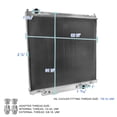thumbnail image 3 of Spec-D Tuning 3 Row Cool Radiator Compatible with 1999-2004 Ford Excursion, F-250, F-350 6.8L V10 7.3L V8 Diesel, 3 of 7