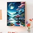 thumbnail image 5 of JYLMOOD Paint by Numbers Kit for Adults Beginner, Easy DIY Oil Painting Kits On Canvas for Gift Home Wall Decor 16x20 Inch - Moon Mountain, 5 of 6