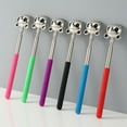 thumbnail image 2 of Panda Six Teeth Stainless Steel Back Scratcher Telescopic Back Itching Relief Massager Portable For Old Man Household, 2 of 5