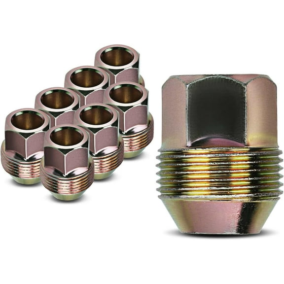 A-Premium 8Pcs M12-1.50 Steel Wheel Lug Nuts Compatible with Chevrolet Aveo 2005-2011 Aveo5 2006 2011 Pontiac G3 Wave Wave5 Front or Rear Side