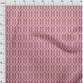 thumbnail image 3 of oneOone Georgette Viscose Fabric Stripe & Swirl Ikat Print Fabric By The Yard 42 Inch Wide, 3 of 4