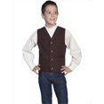 thumbnail image 1 of Scully RW041K-WAL-S Kids Rangewear Frontier Vest- Walnut- Small, 1 of 1