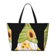 thumbnail image 2 of Kdxio Sunflower Gnomes for Beach Bag for Women Large Beach Tote Bag Waterproof Sandproof Swim Bag with Zipper Pockets Beach Vacation Travel, 2 of 7