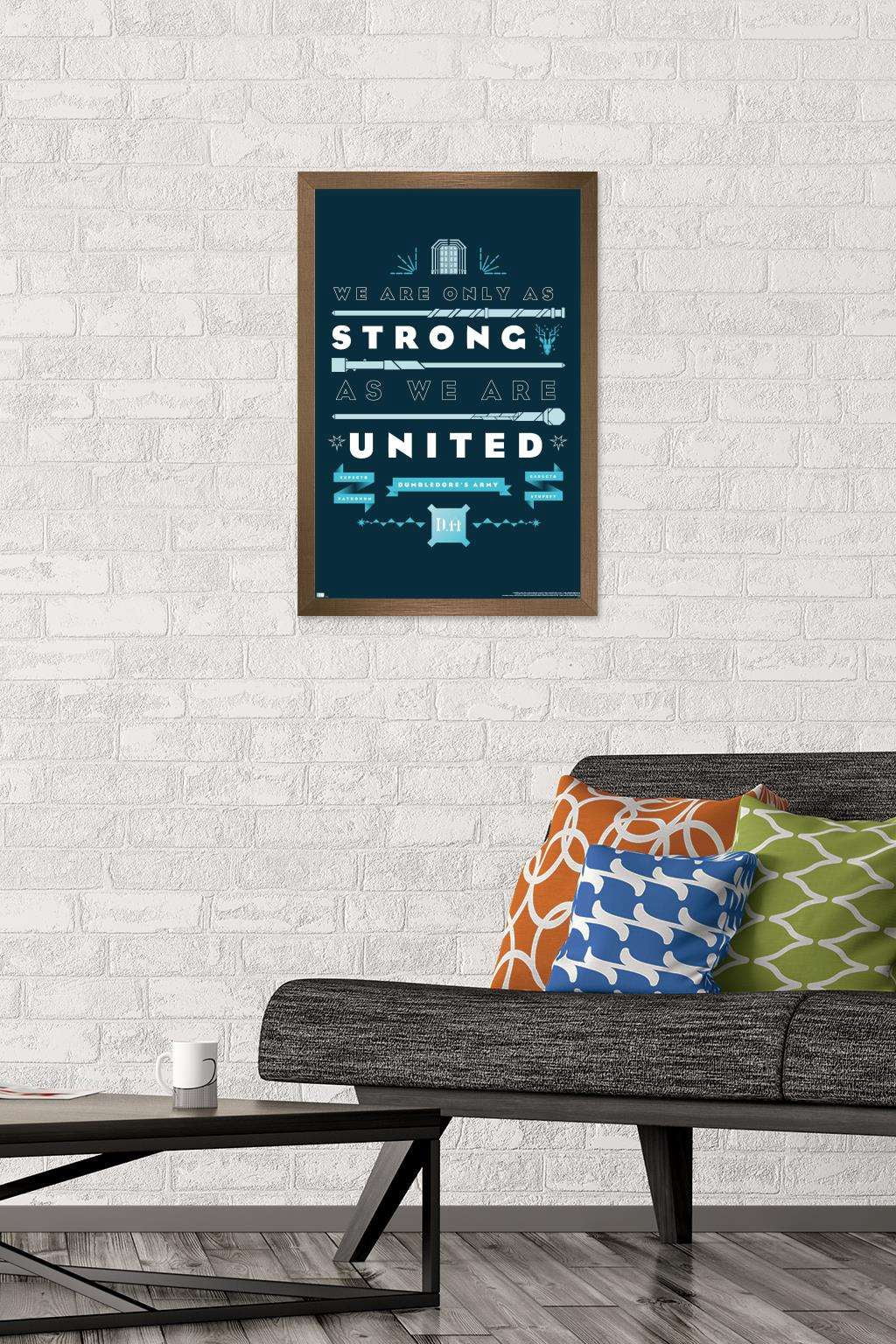 Harry Potter - United Wall Poster, 14.725" x 22.375", Framed