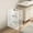 Clear, variant on ToppiJoy Modern 3-tier Side Table, Narrow End Table for Small Spaces, Narrow Acrylic Side Table Rectangular Green