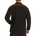 thumbnail image 4 of AherBiu Crewneck Sweatshirts For Men Fleece Lined Casual Solid Color Fall Winter Basic Athletic Gym Workout Pullovers, 4 of 4