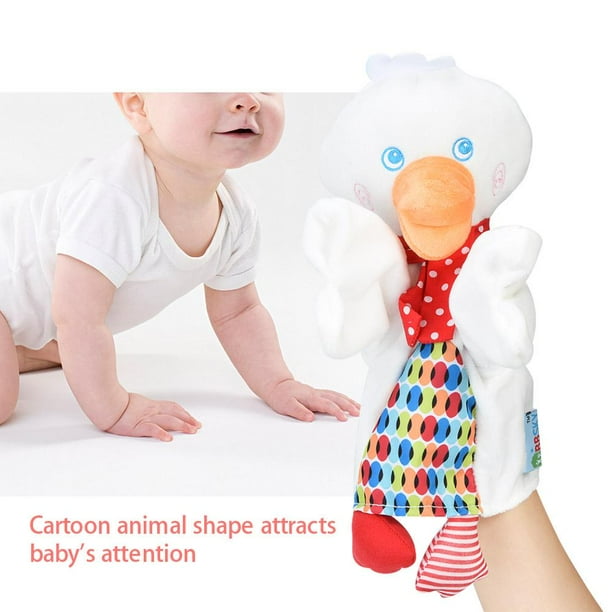 Mgaxyff Adorable Animal Hand Puppet Baby Infant Doll Story Telling
