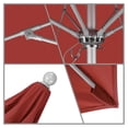 thumbnail image 3 of California Umbrella Venture 9' Silver Market Umbrella in Jockey Red, 3 of 5