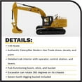 thumbnail image 4 of Diecast Masters 1:50 Caterpillar 330 Next Generation Hydraulic Excavator | High Line Series Cat Trucks & Construction Equipment | 1:50 Scale Model Diecast Collectible | Diecast Masters Model 85585, 4 of 8