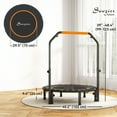 thumbnail image 3 of Soozier Trampoline de Rebond 40 Pouces pour Adulte avec Poignée Ajustable, Orange, 3 of 10