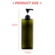 thumbnail image 2 of Paquete de 2 dispensadores de botellas con bomba de 1000ml, dispensador de loción de plástico cuadrado recargable, botella con bomba de loción vacía para champú y loción de jabón MFZFUKR BST3051556-3, 2 of 6