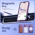 thumbnail image 5 of NEOYFC for with iPhone 11 Pro Max Case with Built-in Camera Lens Protectors Translucent Magnetic 11 Pro Max Phone Case 6.5" [Compatible with Mag-Safe][Great Grip Feeling], Purple, 5 of 7