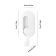 thumbnail image 3 of Ganchos adhesivos de pared de alta resistencia - Plástico impermeable - Capacidad de 13 libras - Diseño de 180° - Para cocina, baño y oficina - Fácil instalación sin herramientas, 3 of 6