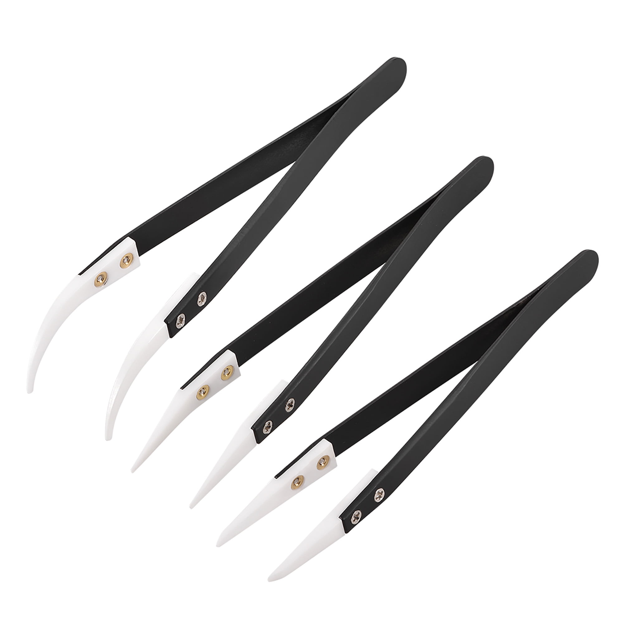 Precision Ceramic Tweezers Set NonConductive Heat Resistant Anti