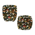 thumbnail image 6 of ZUXONGSY Mushroom Flower Office Chair Cover 2 Packs Mid Back Chair Covers Skin Friendly High Back Computer Chair Cover Easy to Install Furniture Protector Home Furnishing Decoration, 6 of 7