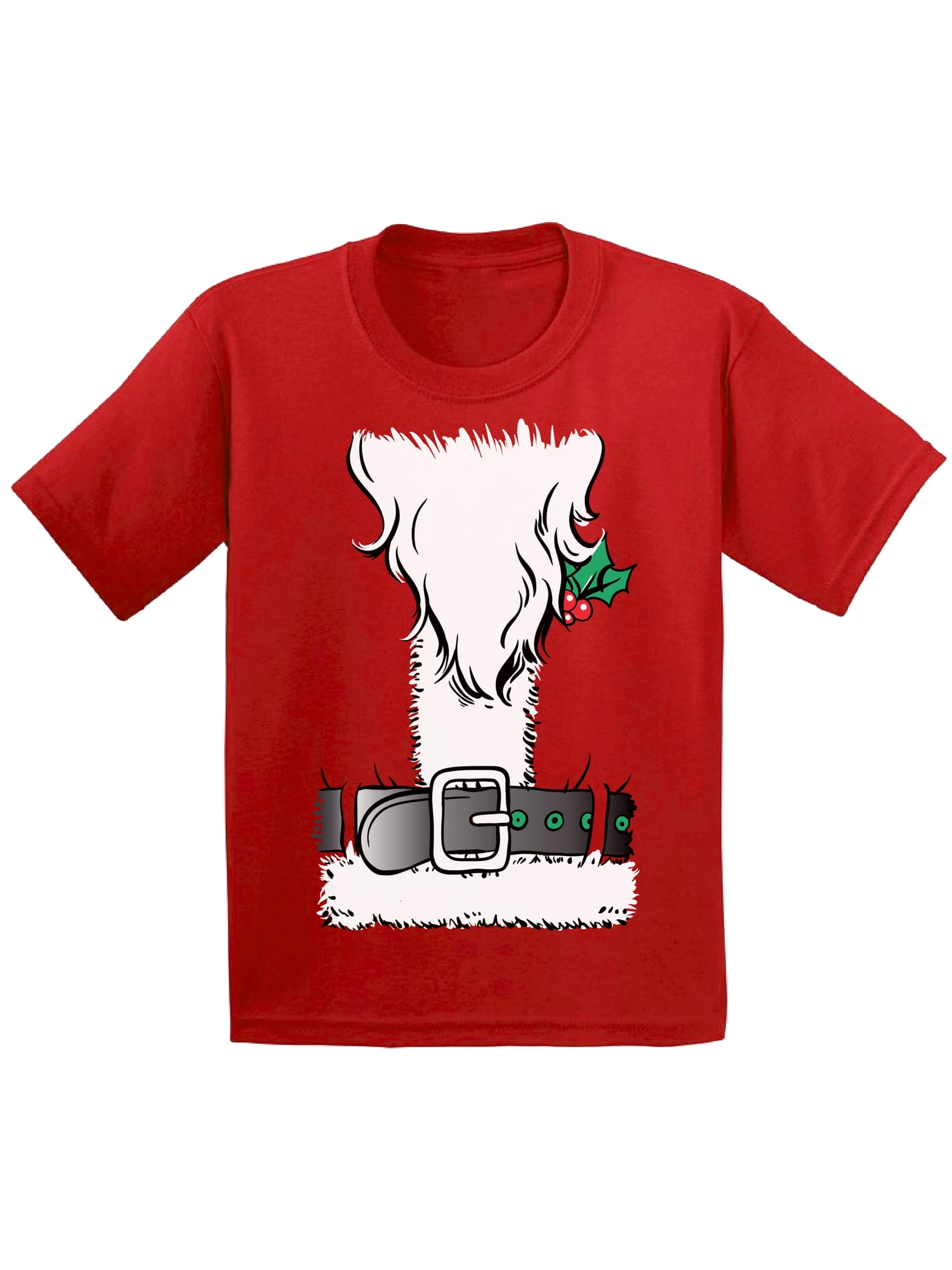 Details about   Cute Santa Claus Outfit For Christmas Youth Kids Long Sleeve T-Shirt 