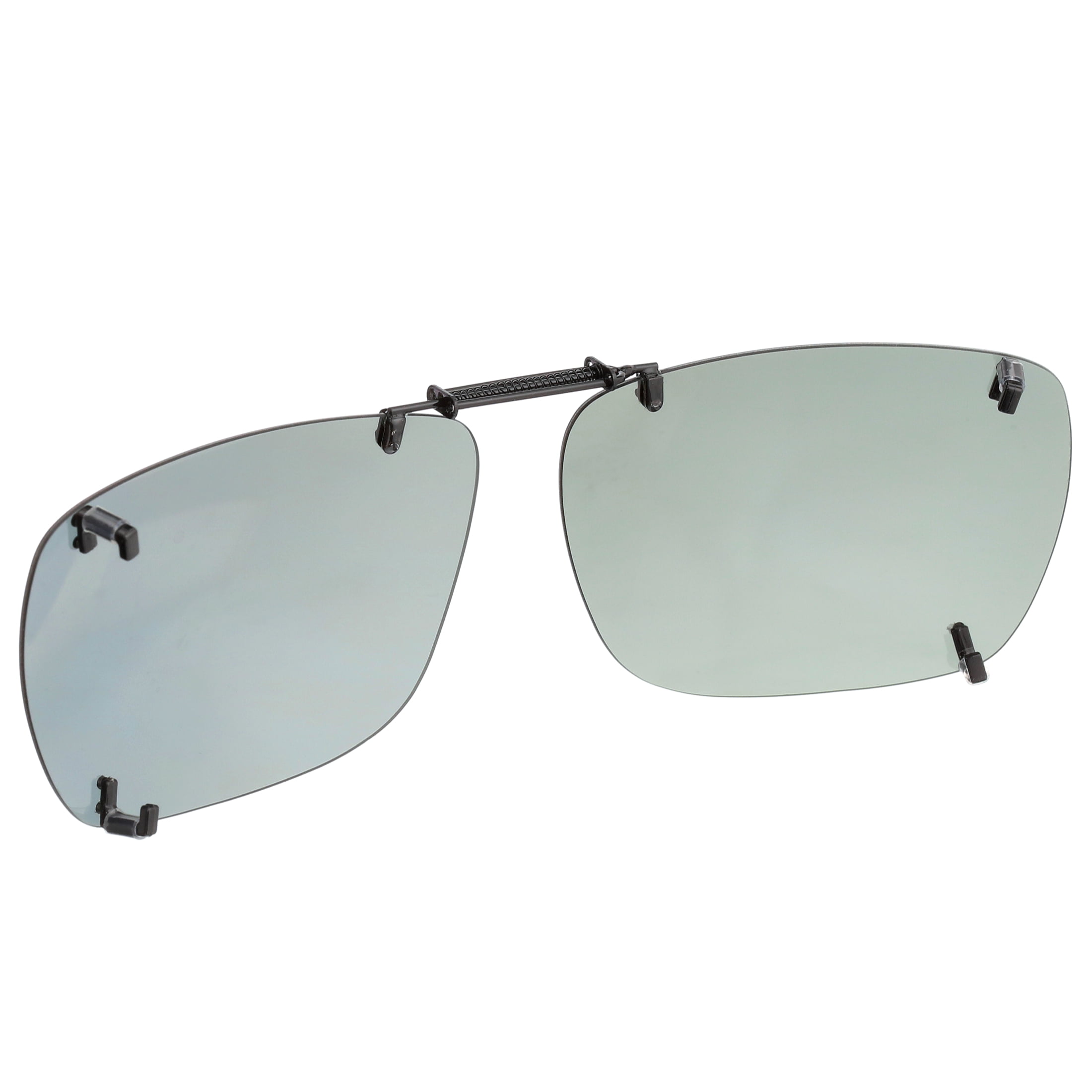 Polar Optical Optics Unisex Ptcr REC G 54 Plastic ClipOns Sunglasses Gray