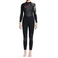thumbnail image 6 of Women 3mm Diving Wetsuit Long Sleeve Wet Suit Jumpsuit Suit , Black, S S, 6 of 8