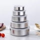 thumbnail image 2 of Contenedor Alimentos Acero Inoxidable 5 Piezas Caja Almuerzo Sellada de Almacenamiento Verduras con Tapas Caja de Almacenamiento de Alimentos TazóN de Caja de Almuerzo, 2 of 5