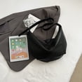 thumbnail image 3 of 85092 Bolso Dumpling Bolso Cruzado para Mujer Nuevo Gran Capacidad Cuero Suave Bolso Informal para Ir Al Bolso Hombro para Mujer (negro), 3 of 7