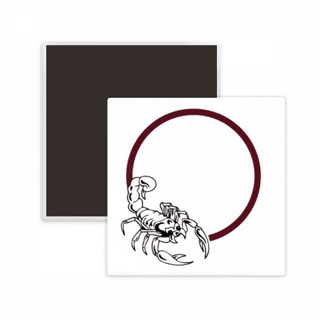 

Scorpion Natural Insect Line Square Ceracs Fridge Magnet Keepsake Memento