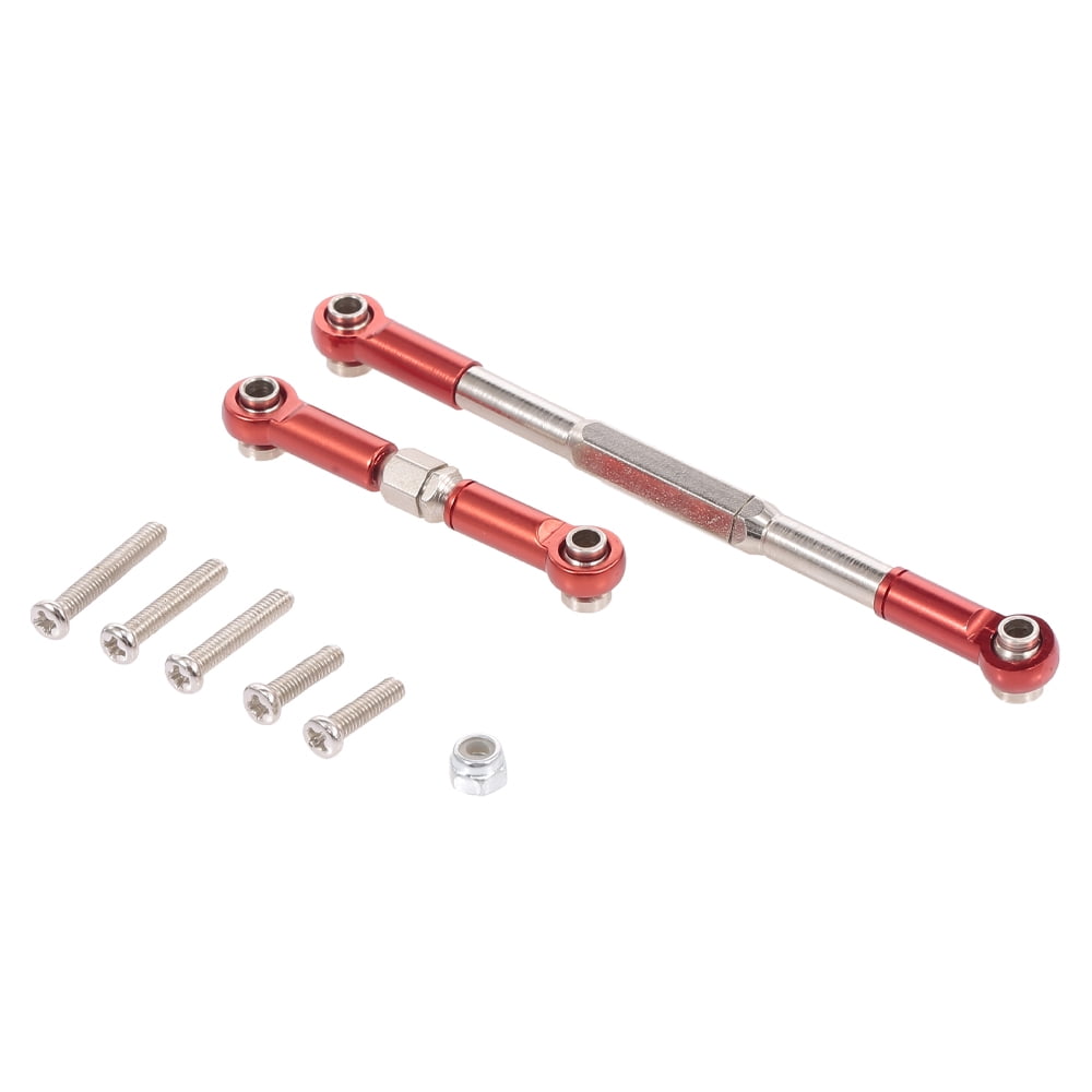 Red Steering Servo Link Turnbuckle Linkage for WPL B14 B16 B24 C14 RC Cars