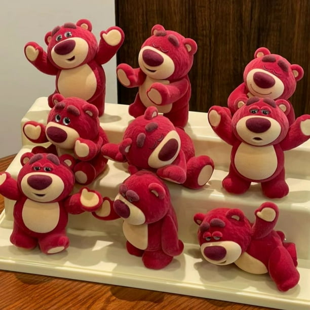 Figura de anime en miniatura de la serie Toy Story Lotso It's Me, caja  misteriosa, oso de fresa, adorno para coche, juguete para nia kawaii |  Bodega Aurrera en lnea