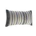 thumbnail image 6 of Ox Bay Tessa 14" x 28" White/Navy Striped Adult Decorative Lumbar Throw Pillow, 6 of 7