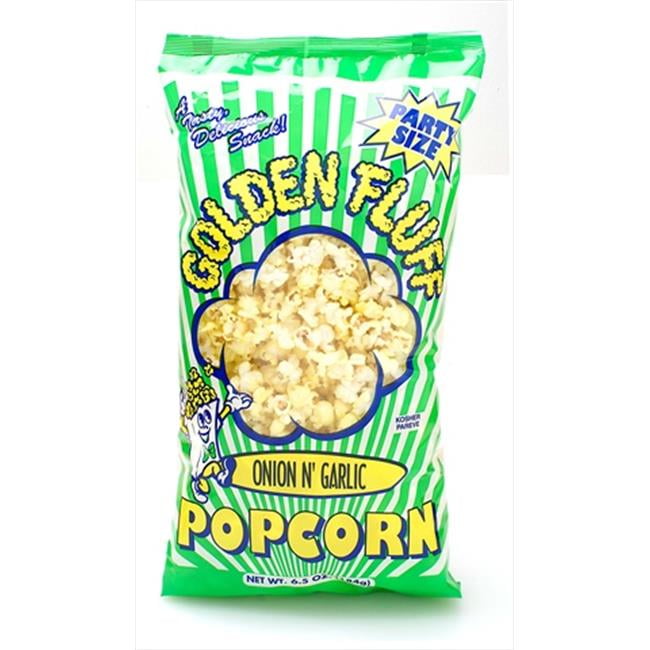 Golden Fluff 20028 Jumbo OnionGarlic Popcorn, Case of 8 x 6. 5 oz