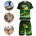 thumbnail image 5 of Ninjago Boys Girls Short Sleeve Mesh T-Shirt And Shorts Outfit Set Summer Clothes Set for Kids, 5 of 8