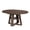 Brown-Red, variant on Oval Drop Leaf Dining Table, Extendable Scalloped Edge Kitchen Table with Folding Sides, MDF Wood Dinner Table for Dining Room, Brown Red