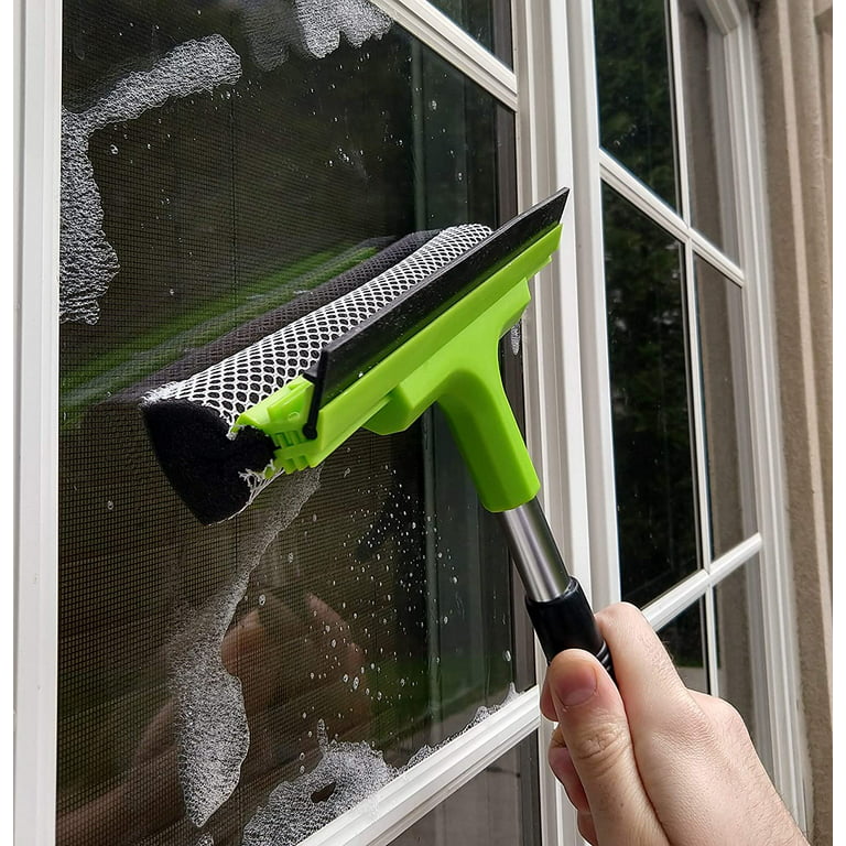 2 in 1 Window Cleaning Squeegee Car Windshield, Auto, Glass, Mirror, Counter  Top