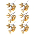 thumbnail image 2 of Fake Flower Bouquet 6Pcs Cloth Full Star Small Single Branch Full Star Home Wedding Decoration,Orange Household Imitation, 2 of 9